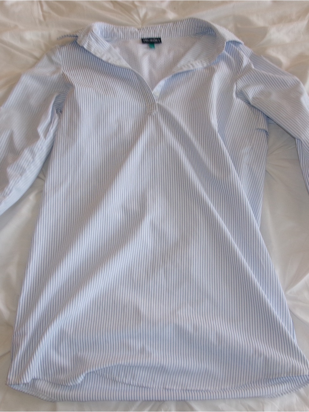 PRODOH Kids Light Blue Pinstripe Casual Dress